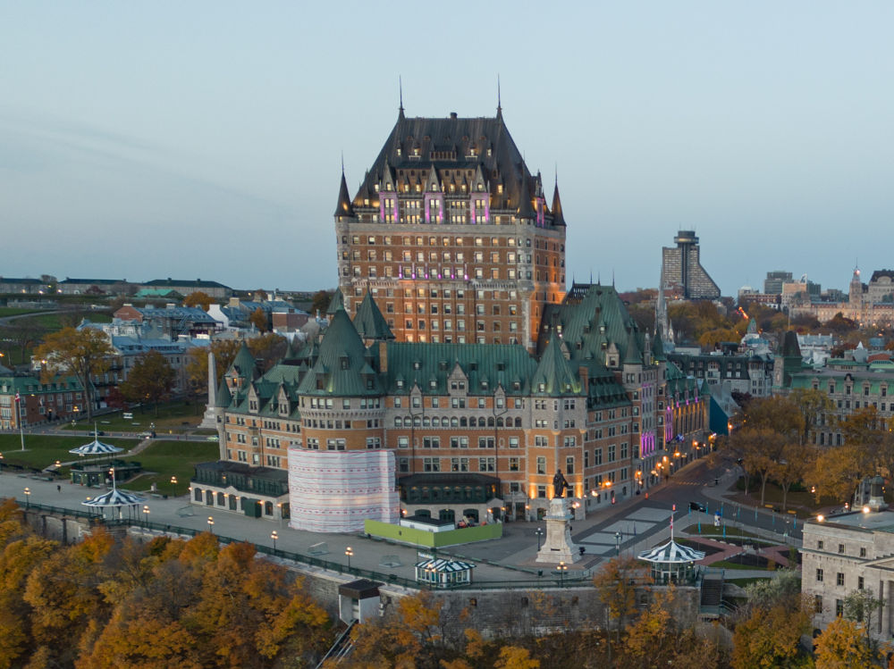 Vue aérienne de Québec